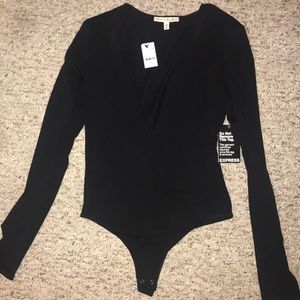 Express deep V bodysuit
